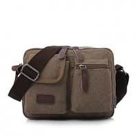 Fashion Men Women Canvas Messenger Shoulder Bag  