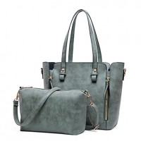 Women PU Barrel Shoulder Bag / Tote - Purple / Blue / Green / Gray  