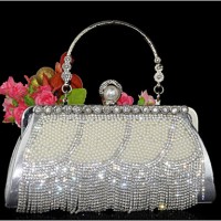 Women Other Leather Type Hobo Clutch / Evening Bag - Gold / Silver  