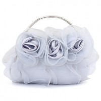 Silk Wedding / Special Occasion Clutches / Evening Handbags with flowers (More Colors)  