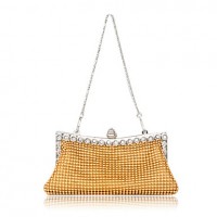 Handbags/ Clutches Satin With Austria Rhinestones/ Aluminiumsheet More Colors Available  