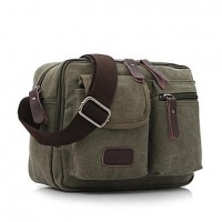 Fashion Men Women Canvas Messenger Shoulder Bag  