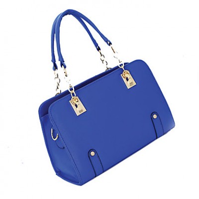   Women PU Baguette Shoulder Bag / Tote - White / Purple / Blue / Red / Black / Burgundy  