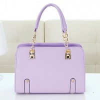   Women PU Baguette Shoulder Bag / Tote - White / Purple / Blue / Red / Black / Burgundy  