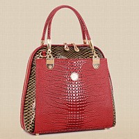   Women PU Shell Shoulder Bag / Tote - Blue / Brown / Red / Black  