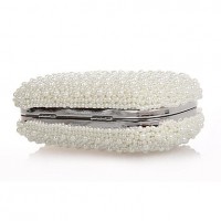 Metal Wedding/Special Occasion Clutches/Evening Handbags with Rhinestones/Imitation Pearls (More Colors)  