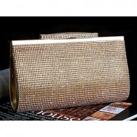 Women Other Leather Type Minaudiere Clutch / Evening Bag - Gold / Silver  