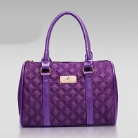  Women PU / Nylon Barrel Shoulder Bag / Tote / Satchel / Clutch - Purple / Blue / Red / Black  