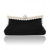 Handbags/ Clutches Satin With Austria Rhinestones/ Aluminiumsheet More Colors Available  