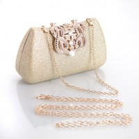 L.WEST® Women's Luxury With Diamonds Party/Evening Bag  